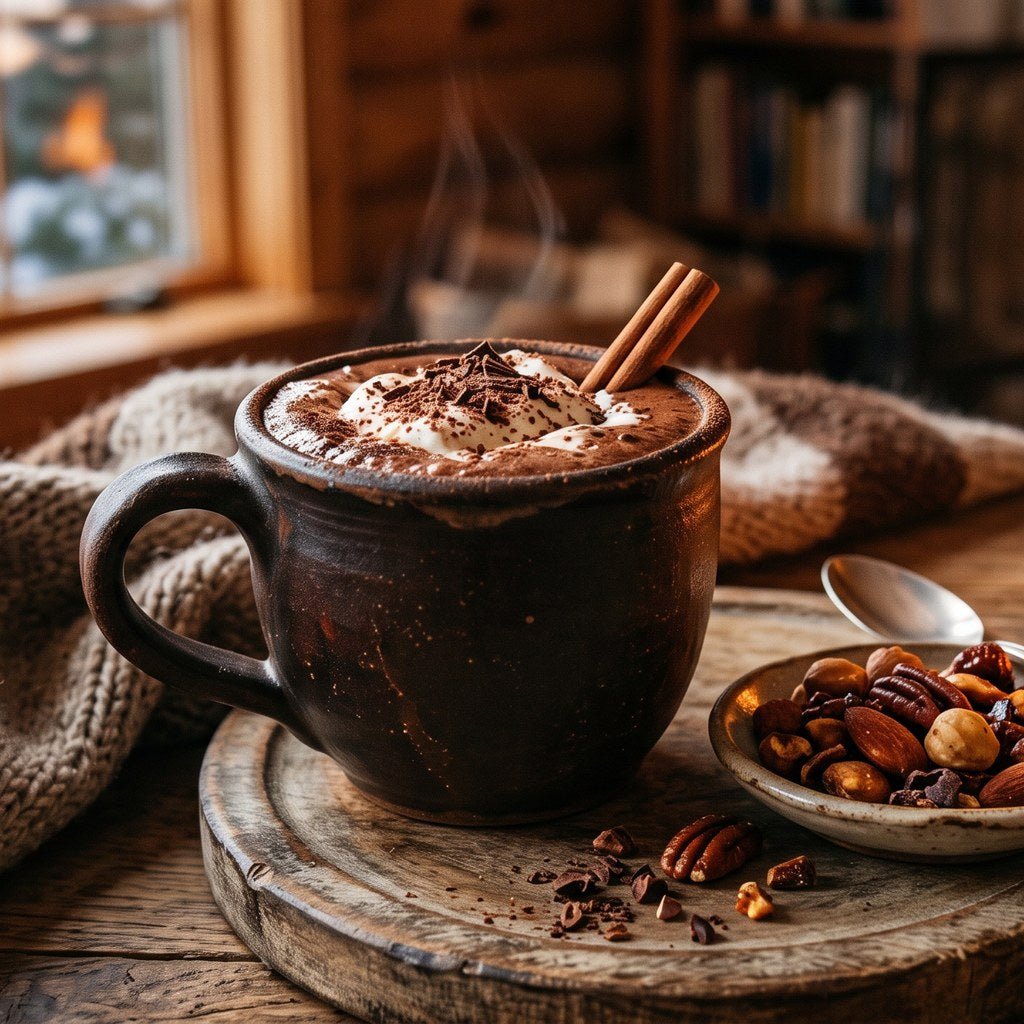 Chocolate Lover — a rich, chocolatey cup with toasted nuts.